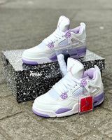 Air Jordan 4 “ Purple Oreo” (Sample) vista 3