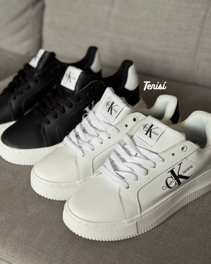 Calvin Klein Chunky Cupsole Black look 4