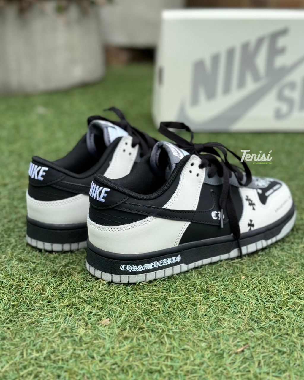 Nike Dunk Low Chrome Hearts Custom