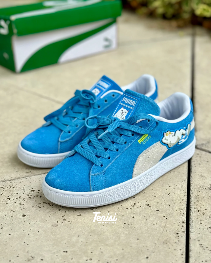 Puma Suede x RIPNDIP “Blue” look 3