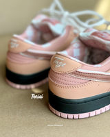 Nike Dunk Low Lobster Pink vista 3