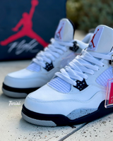 Air Jordan 4 Retro 'White Cement' vista 3