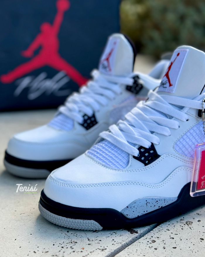 Air Jordan 4 Retro 'White Cement' look 2