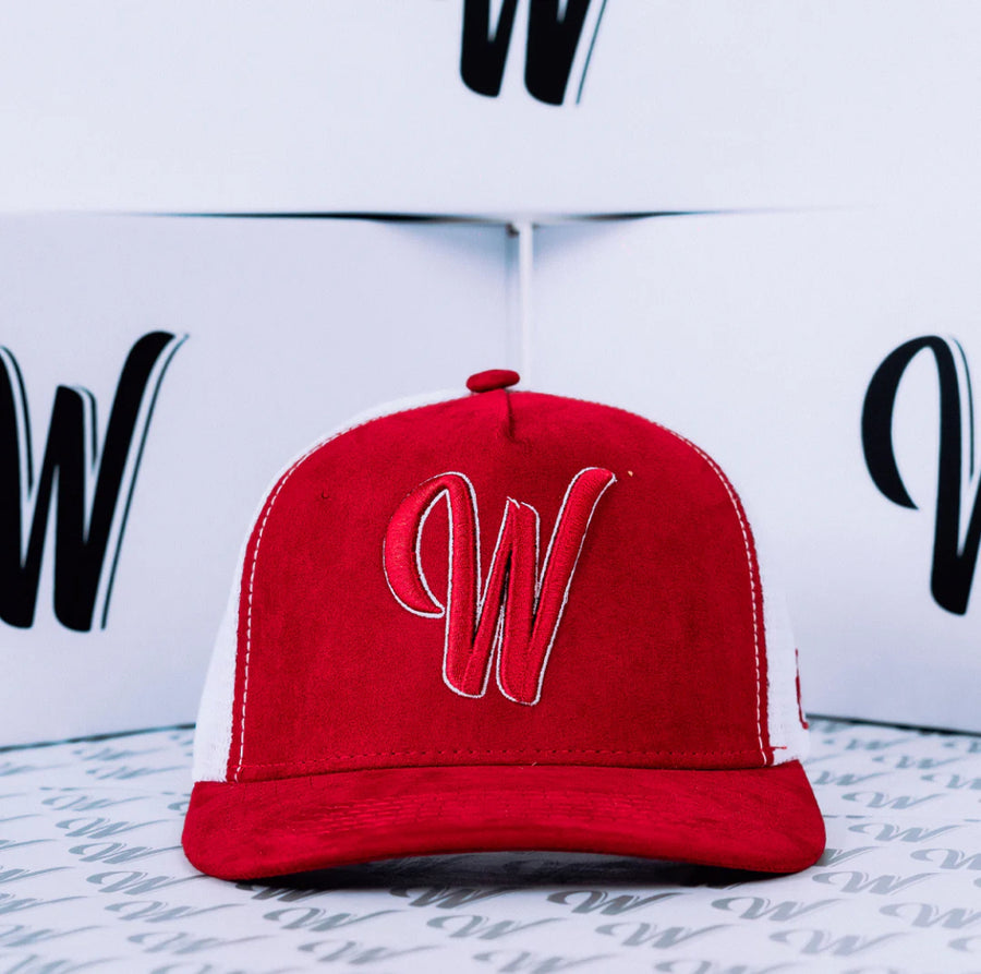 Wescol Cap “Classic Red and White” W merch — pago contra entrega en Colombia