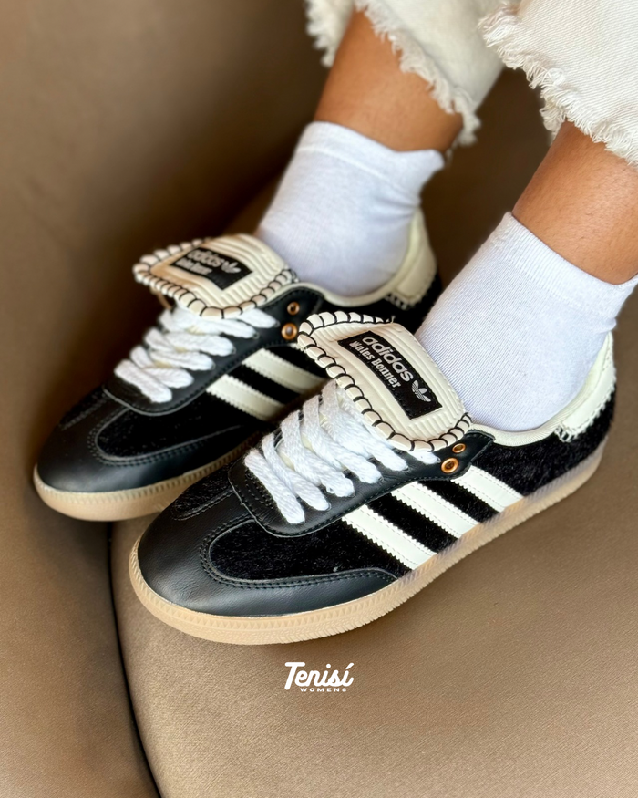 adidas Samba x Wales Banner “White/Black” look 3