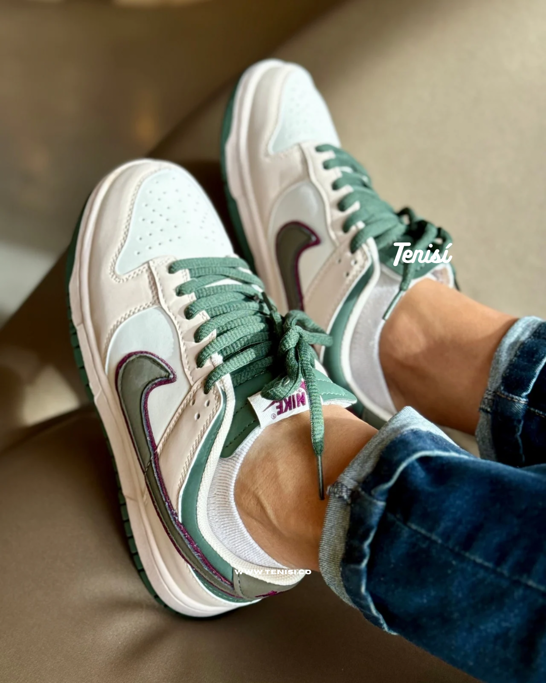 Nike Dunk Low x Tenisí “Beige / Green”