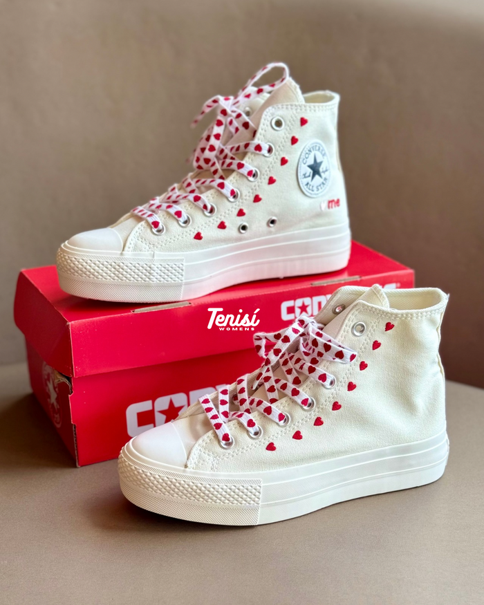 Converse Chuck Taylor Plataforma All Star “San Valentine” look 1