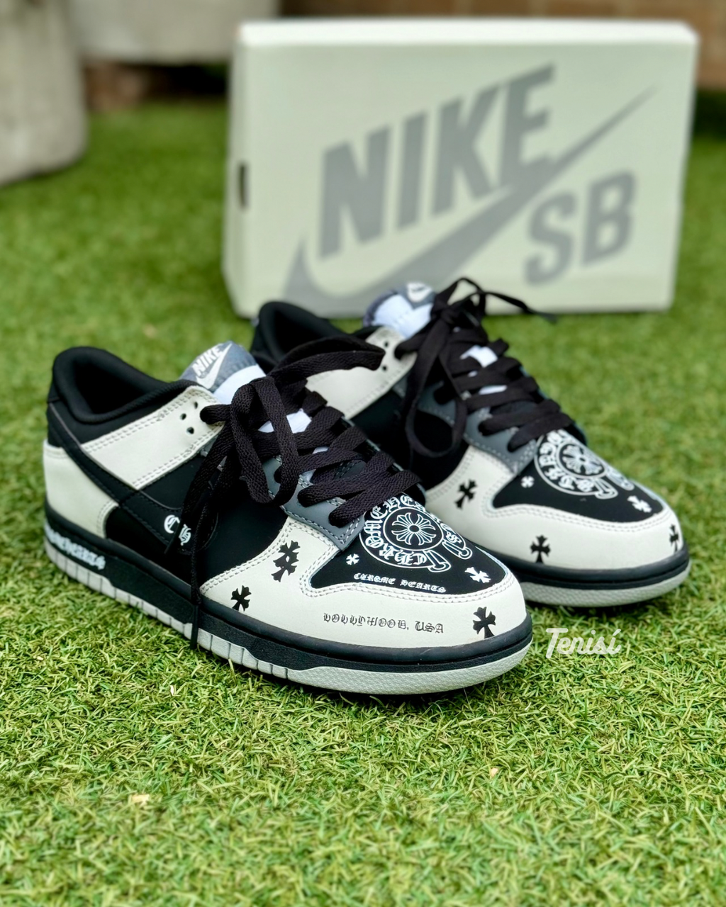 Nike Dunk Low Chrome Hearts Custom