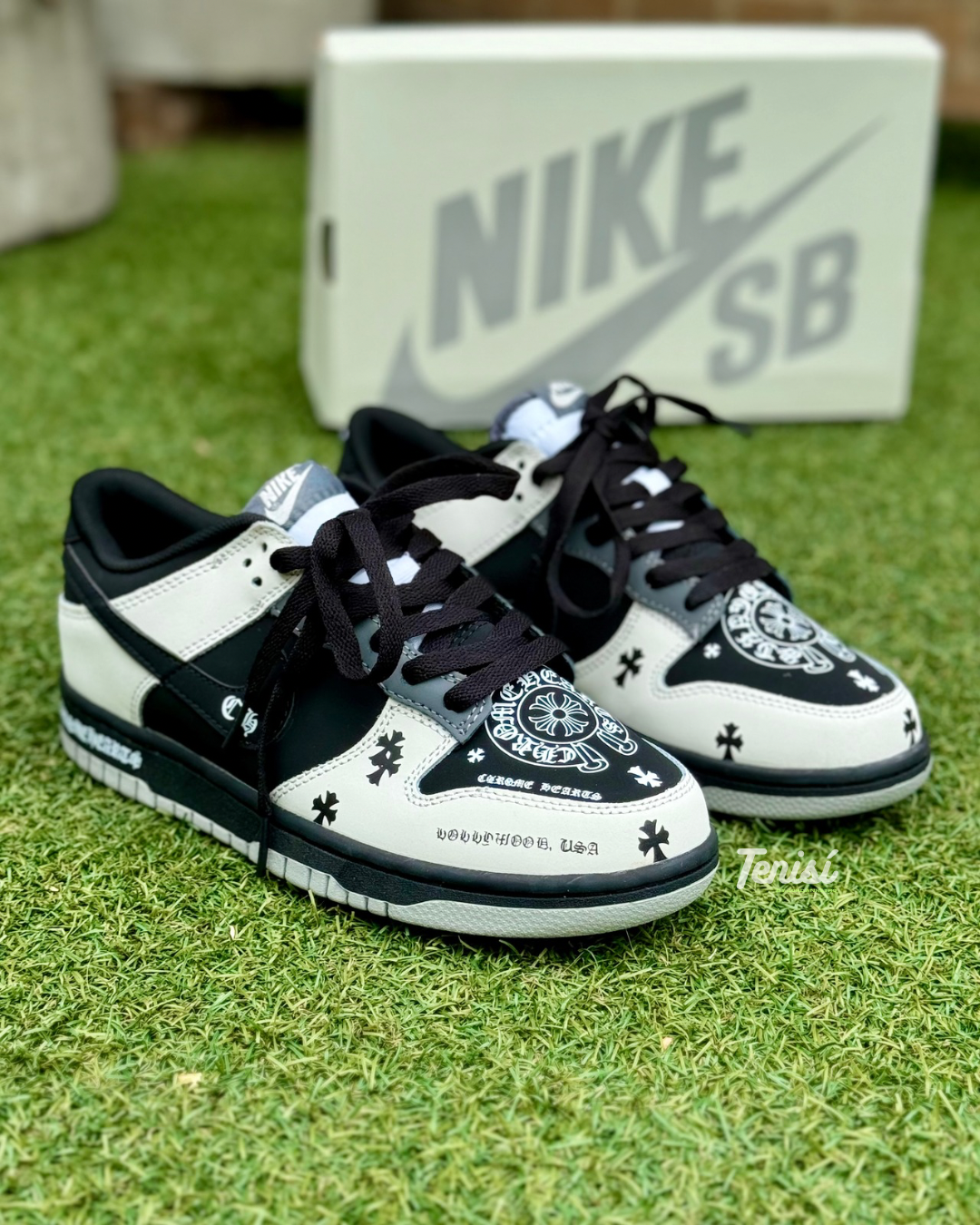 Nike Dunk Low Chrome Hearts Custom