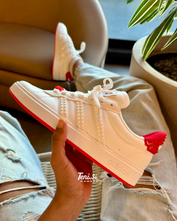 adidas Grand Court x Lego “Red” look 2