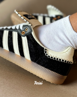 adidas Samba x Wales Banner “White/Black” vista 3