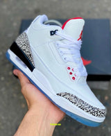Air Jordan 3 "Cimento Branco" vista 2