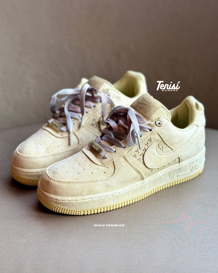 NIKE AIR FORCE 1 LOW NAI-KE TAN CANVAS — pago contra entrega en Colombia
