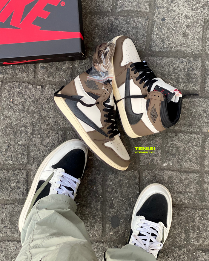 Air Jordan 1 High X Travis Scott “Mocha” look 4
