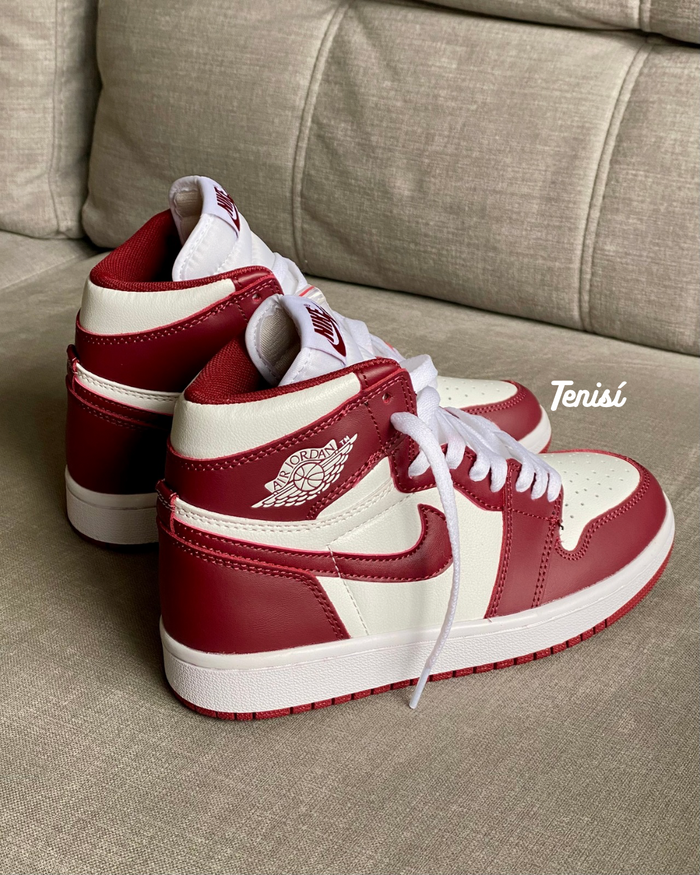 Nike Jordan 1 High x Tenisi “Granate” look 1
