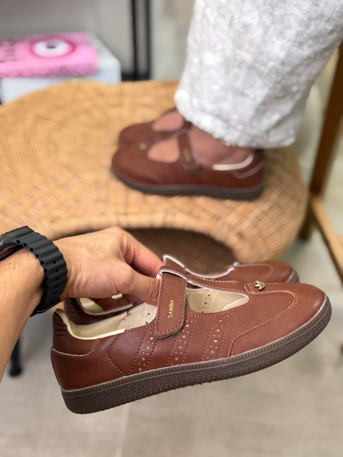 adidas Samba Jane Beige Sand Strata look 1