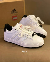 adidas Grand Court x Lego “White Black” vista 3