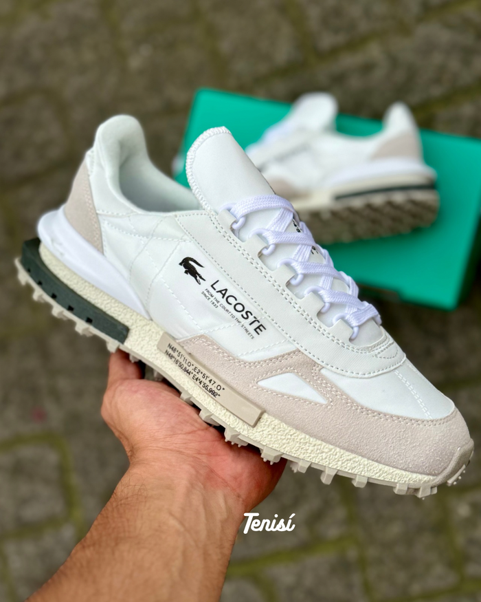 Lacoste Active “White - Grey” look 1