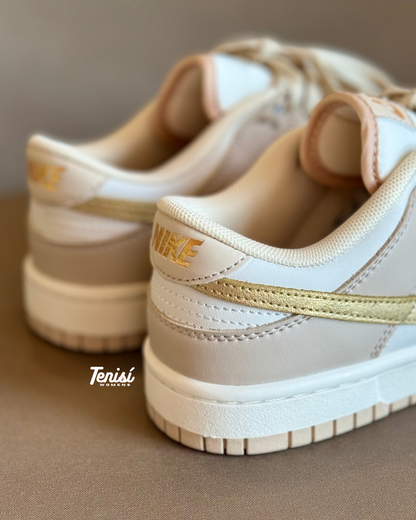 Nike Dunk Low “Phamtom Gold”