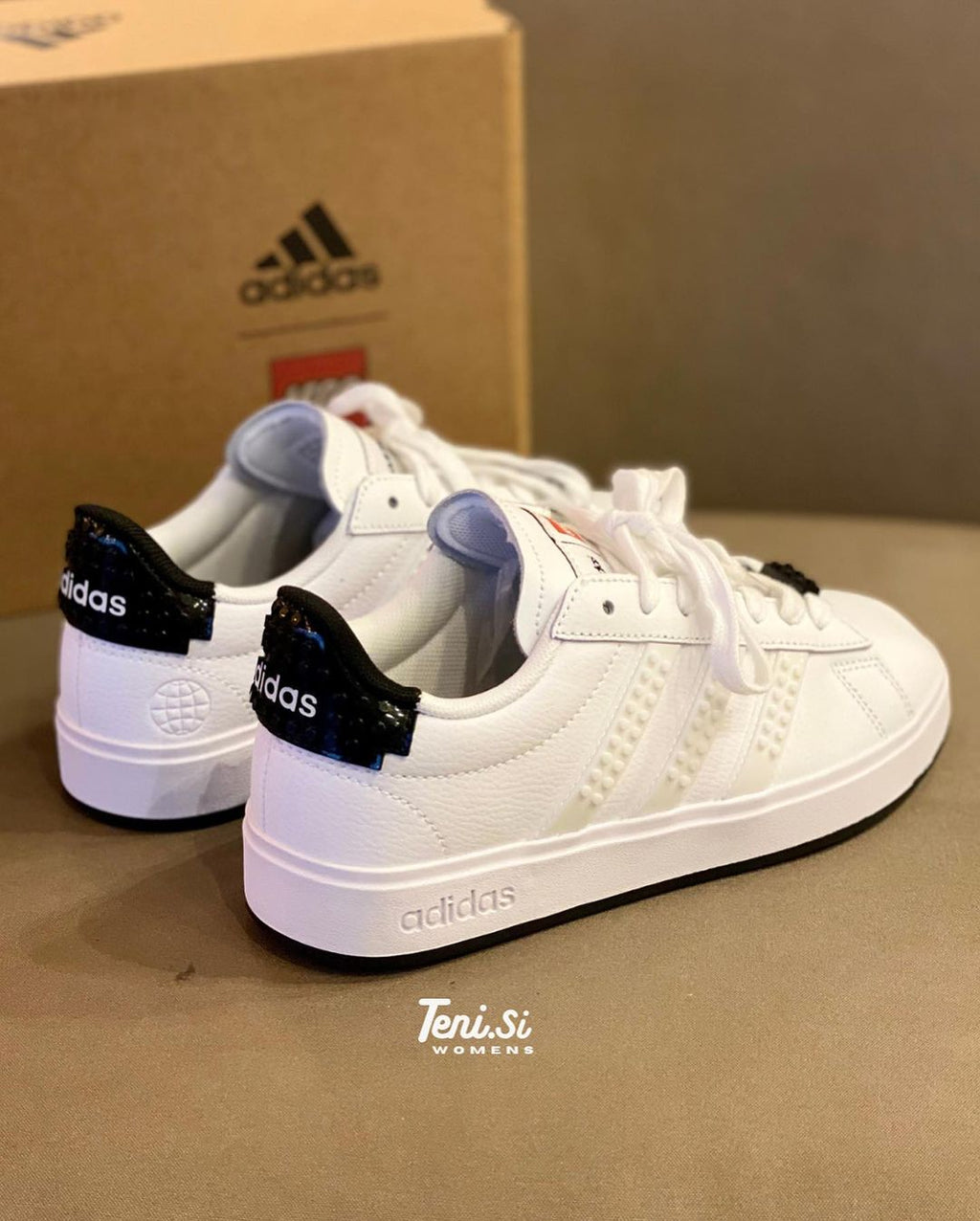 adidas Grand Court x Lego “White Black”