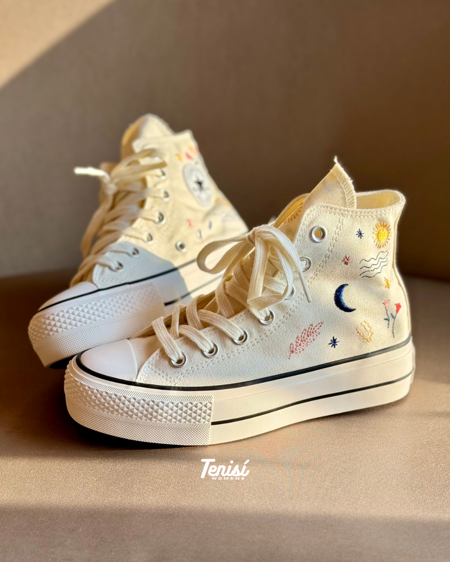 Converse Chuck Taylor Plataforma All Star “White” — pago contra entrega en Colombia