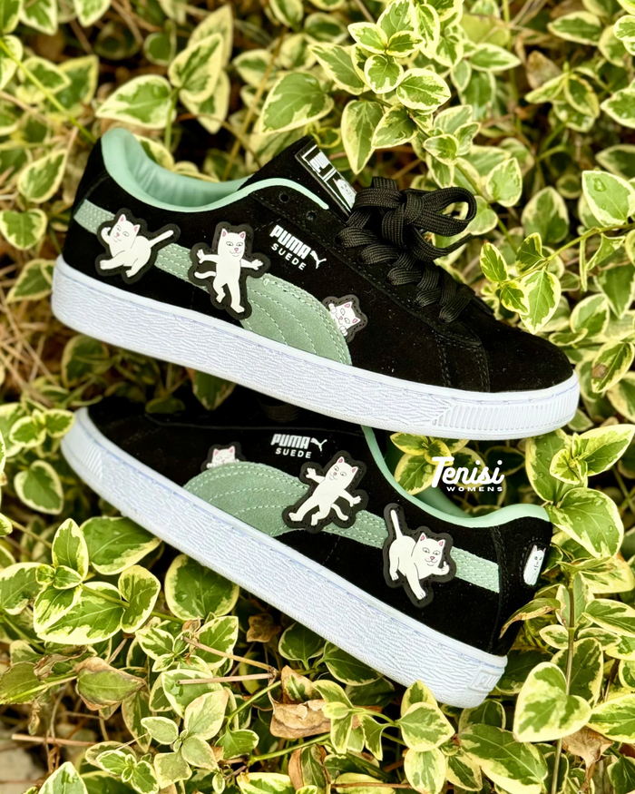 Puma seude x RIPNDIP “Preto” look 5