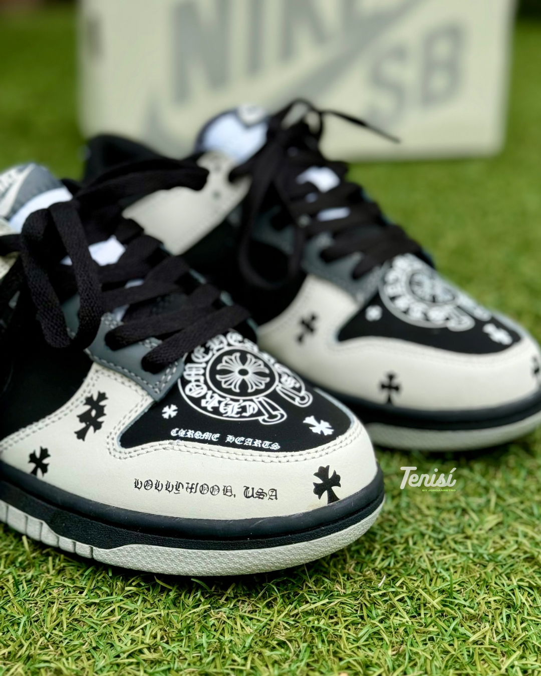 Nike Dunk Low Chrome Hearts Custom