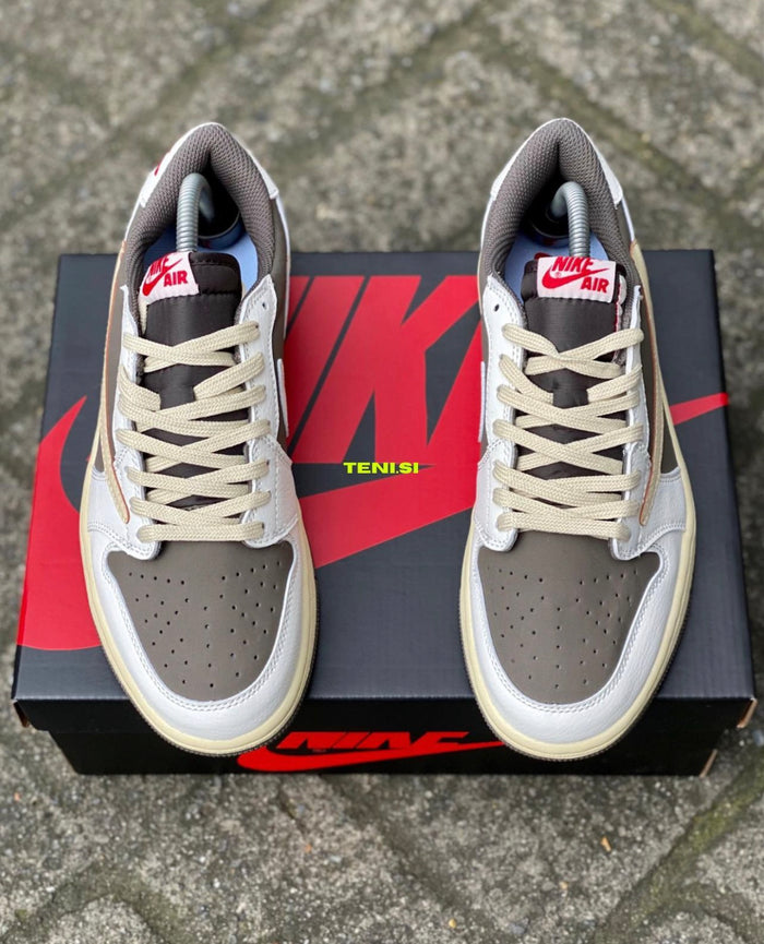Air Jordan 1 Low X Travis Scott “Reverse Mocha” look 3