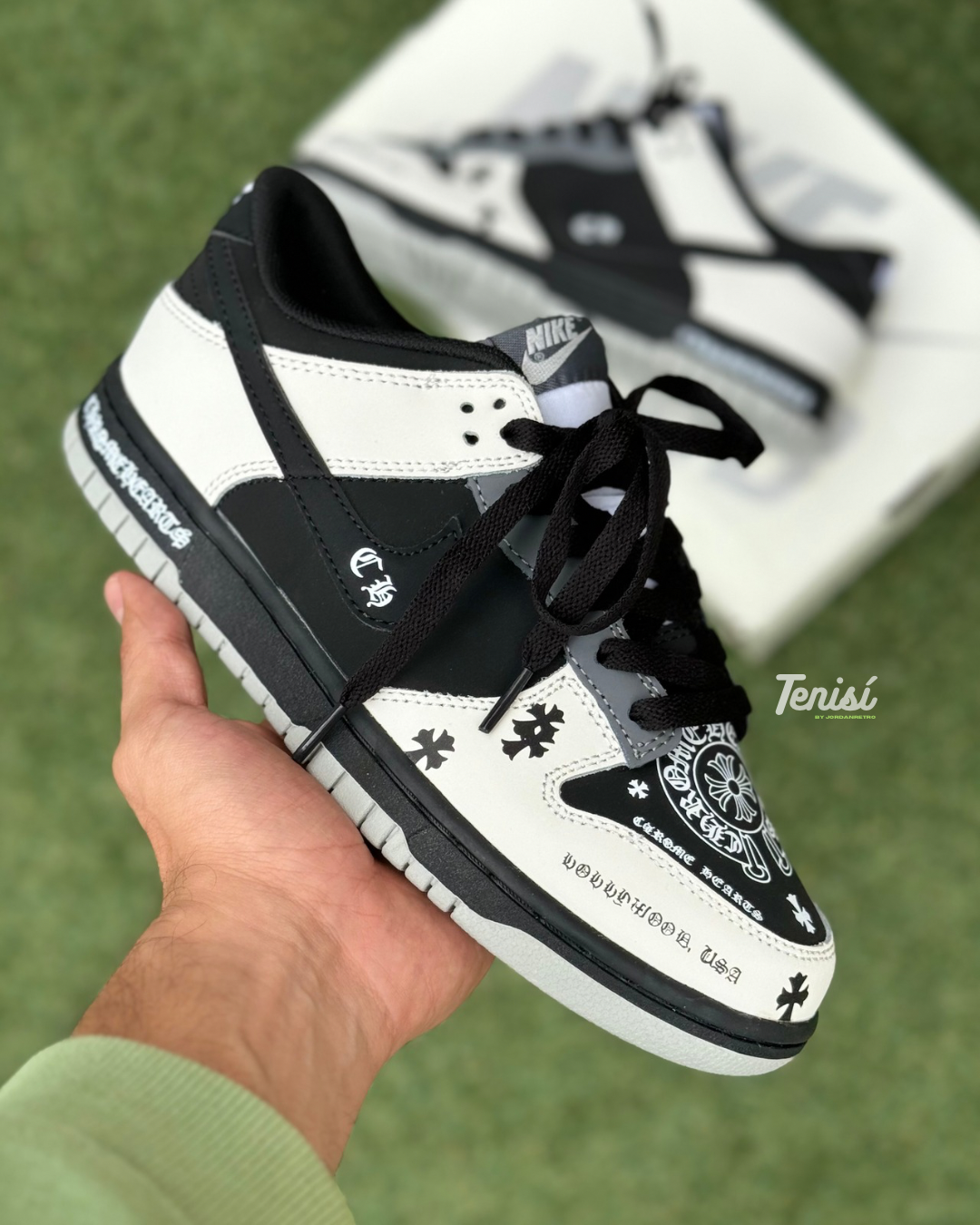 Nike Dunk Low Chrome Hearts Custom