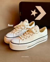 Converse Chuck Taylor Plataforma All Star Low “White” vista 4