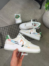 Nike Air Force 1 Multicolor Swoosh vista 2