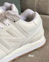 New Balance 574 “Triple White” vista 2