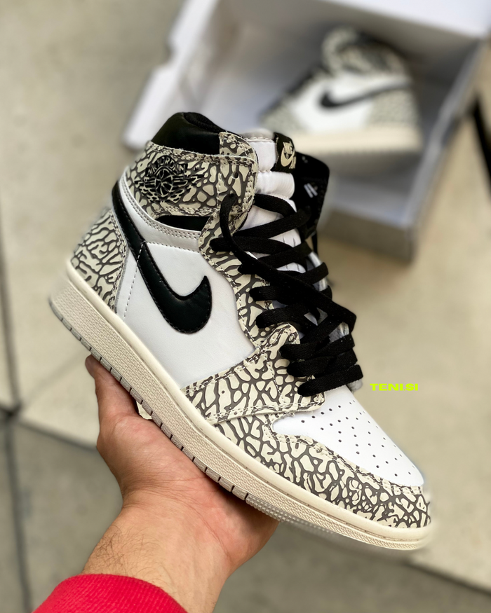 Jordan 1 High OG "White Cement" look 2