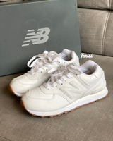 New Balance 574 “Triple White” vista 1