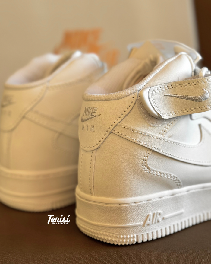 Nike Air Force 1 Mid “Triple White” look 2
