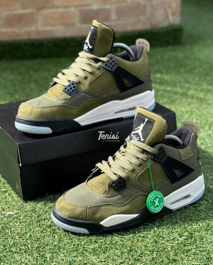 Air Jordan 4 Craft “Medium Olive” look 1
