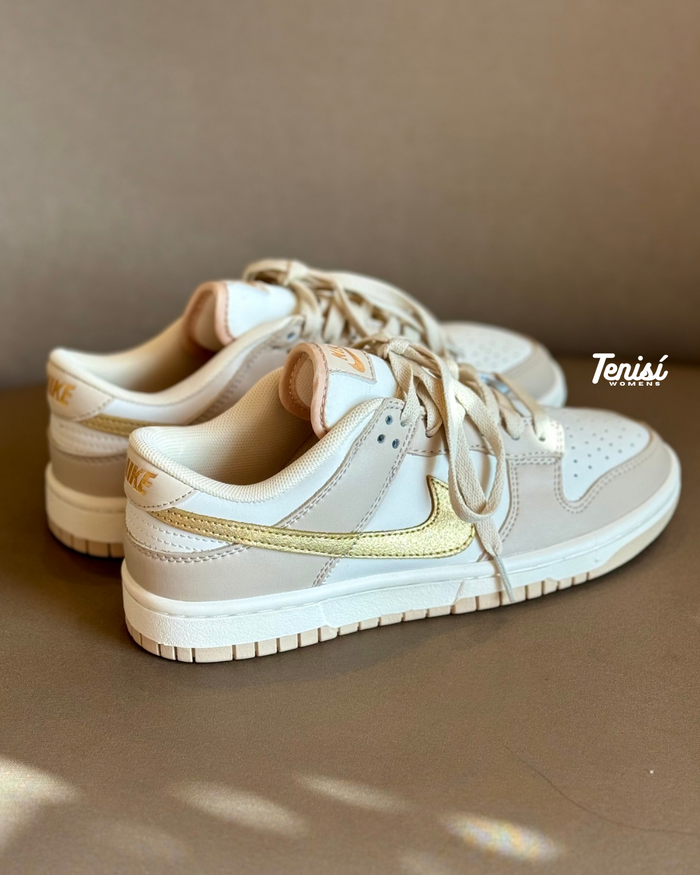 Nike Dunk Low “Phamtom Gold” look 1