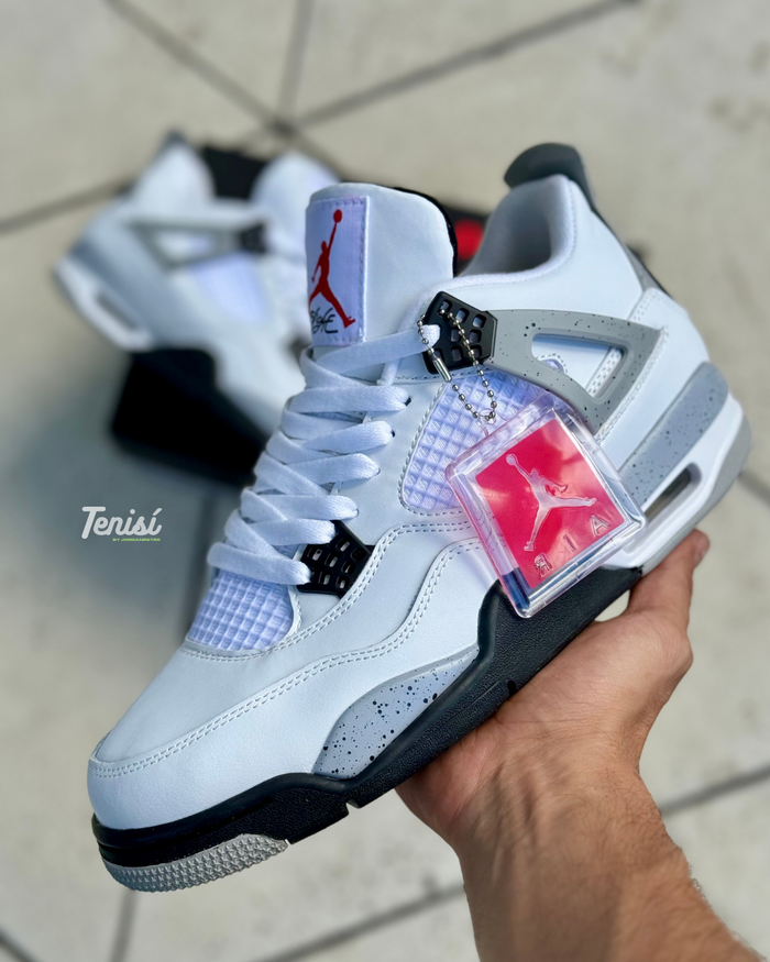 Air Jordan 4 Retro 'White Cement' look 5