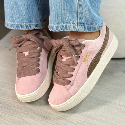 Puma seude XL “Pink/Brown”