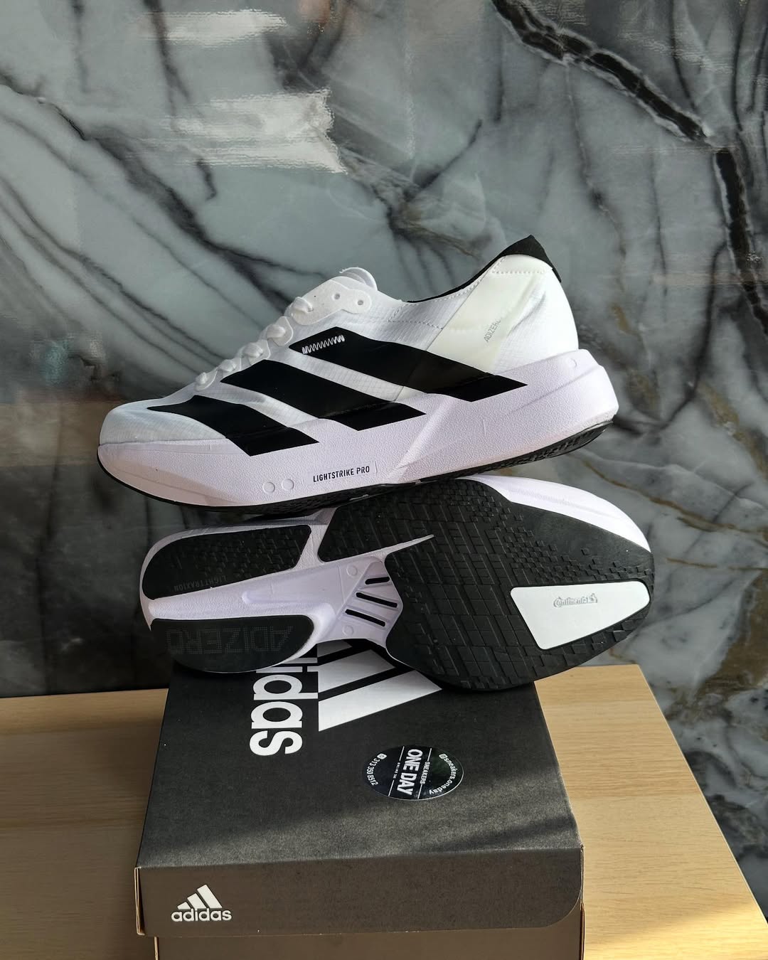 adidas Adizero Adios Pro 3 "White Black"
