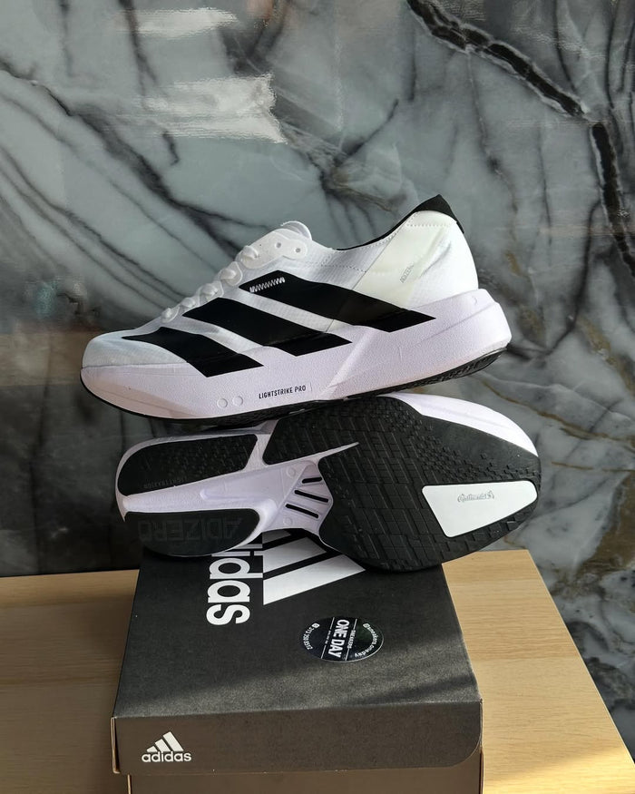 adidas Adizero Adios Pro 3 "White Black" look 1