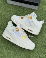 Air Jordan 4 Retro 'White Gold' vista 5