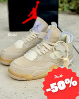 Air Jordan 4 Retro X Off White vista 1