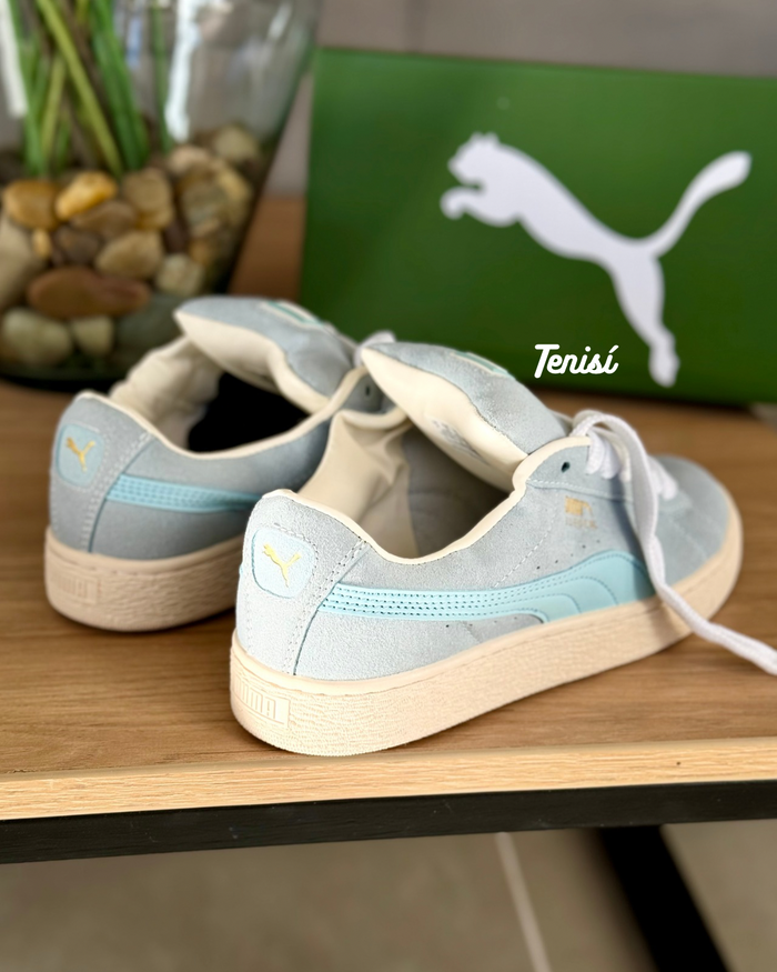 Puma Suede XL “Blue” look 4