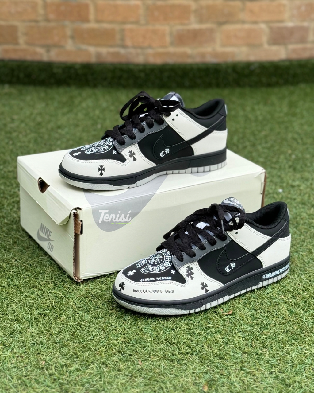 Nike Dunk Low Chrome Hearts Custom