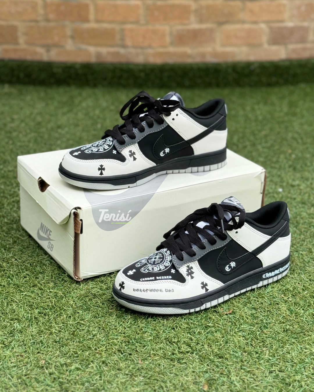 Nike Dunk Low Chrome Hearts Custom