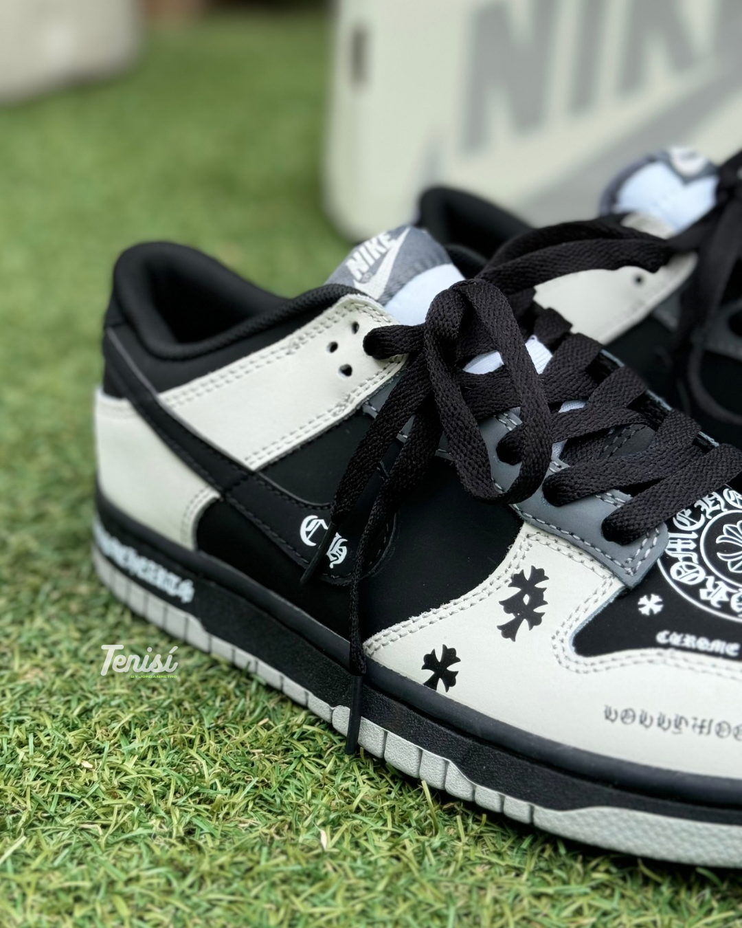 Nike Dunk Low Chrome Hearts Custom