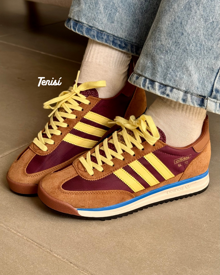 Adidas SL 72 RS Rosette Vinotinto look 2