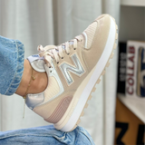 New Balance 574 “White/tan” vista 2