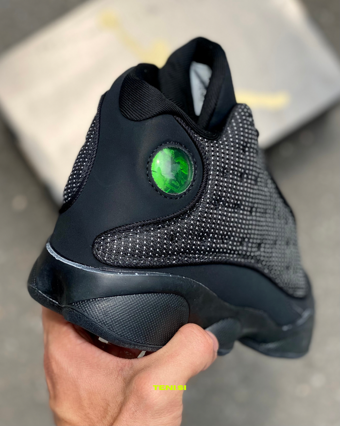Air Jordan 13 “Black Cat” look 1